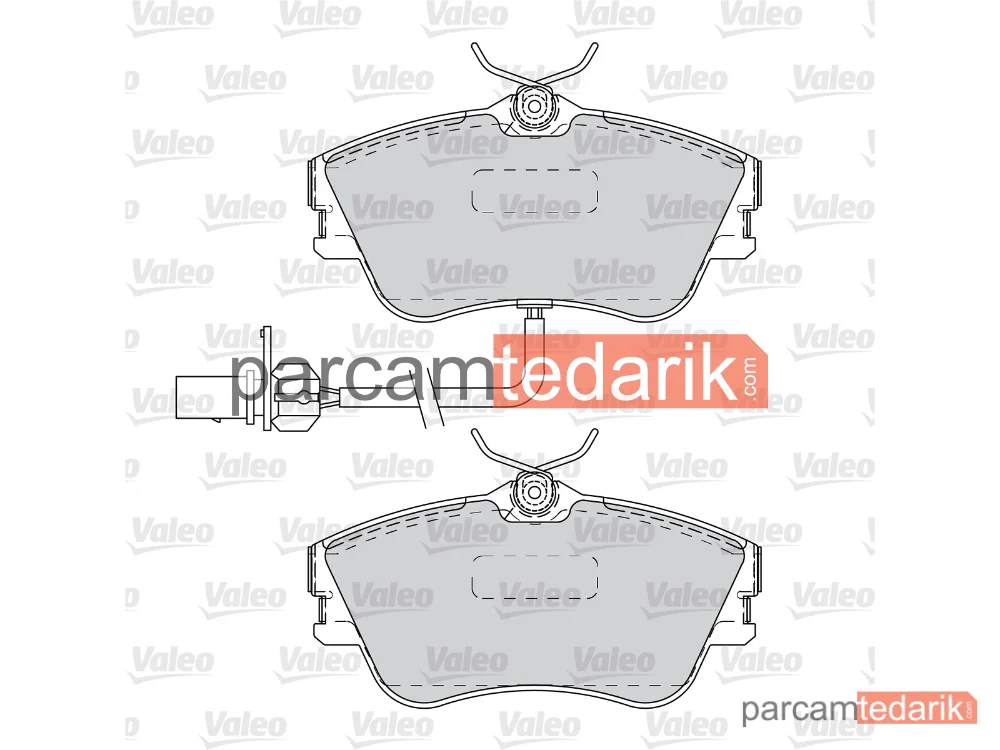 VALEO 670814 | Fren Balatası — VW Transporter T4